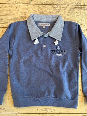 New Divina Costiera Polo Sweatshirt, size 3/4